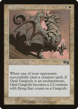 Opal Gargoyle [Urza's Saga] | Mega City Incorporated