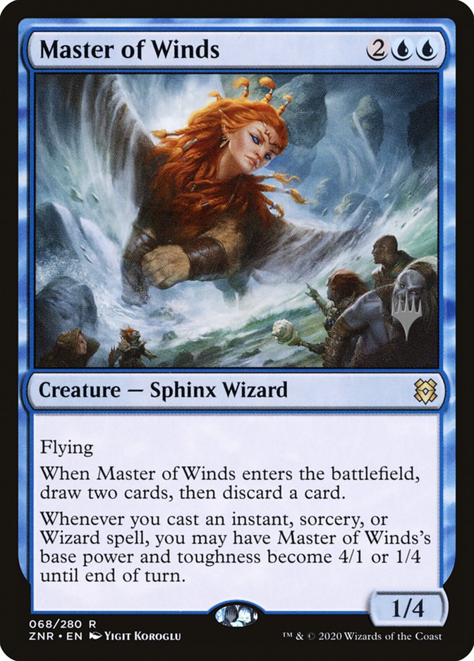 Master of Winds (Promo Pack) [Zendikar Rising Promos] | Mega City Incorporated