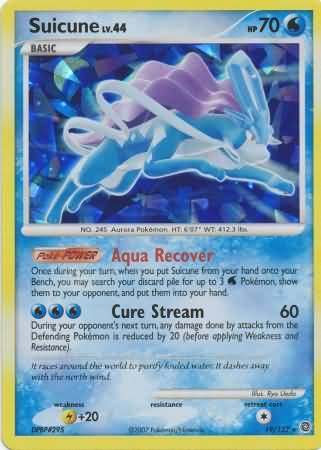 Suicune (19/132) (Cracked Ice Holo) [Diamond & Pearl: Secret Wonders] | Mega City Incorporated