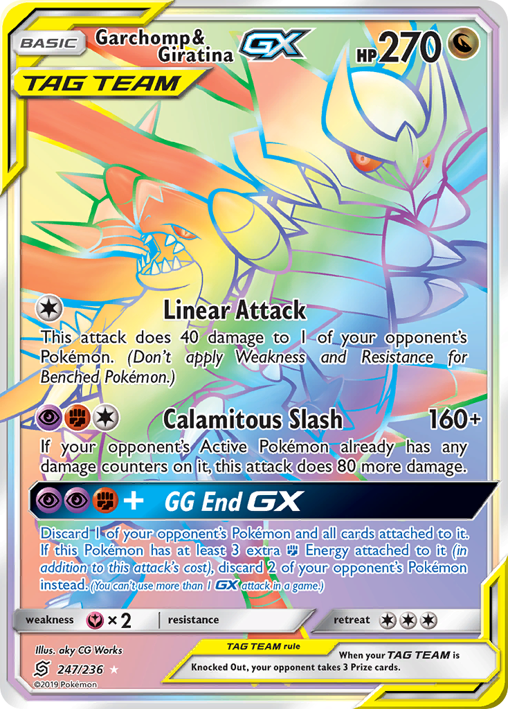 Garchomp & Giratina GX (247/236) [Sun & Moon: Unified Minds] | Mega City Incorporated