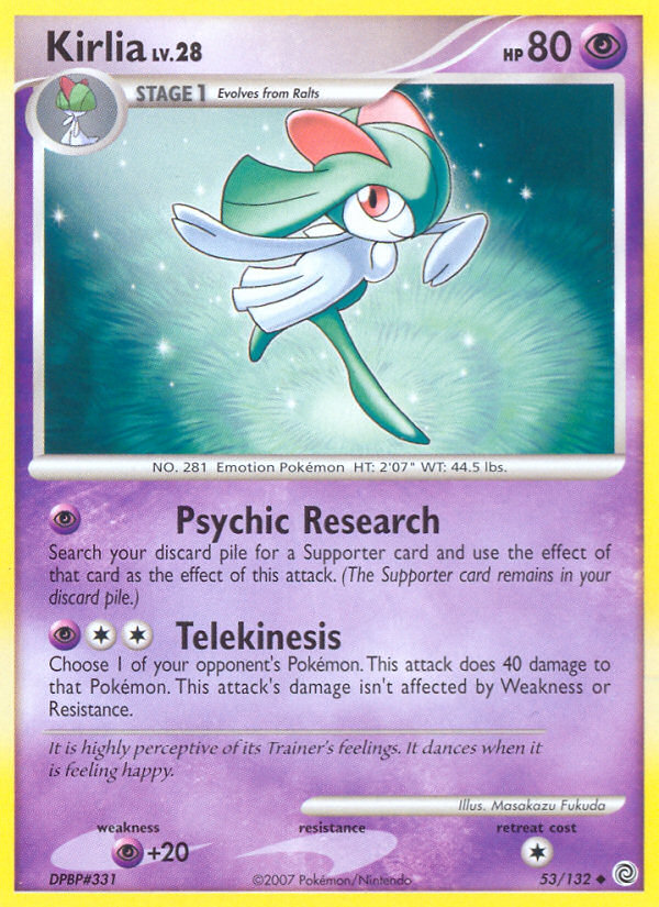 Kirlia (53/132) [Diamond & Pearl: Secret Wonders] | Mega City Incorporated