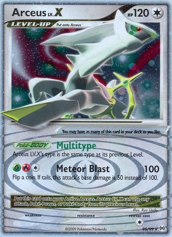 Arceus LV.X (95/99) [Platinum: Arceus] | Mega City Incorporated