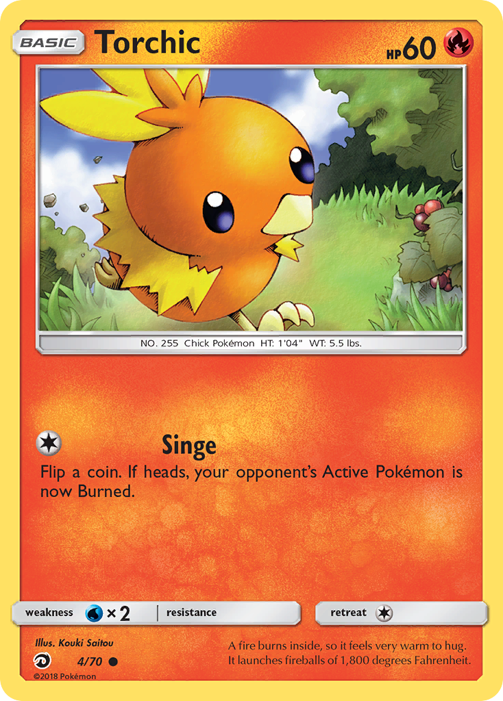 Torchic (4/70) [Sun & Moon: Dragon Majesty] | Mega City Incorporated