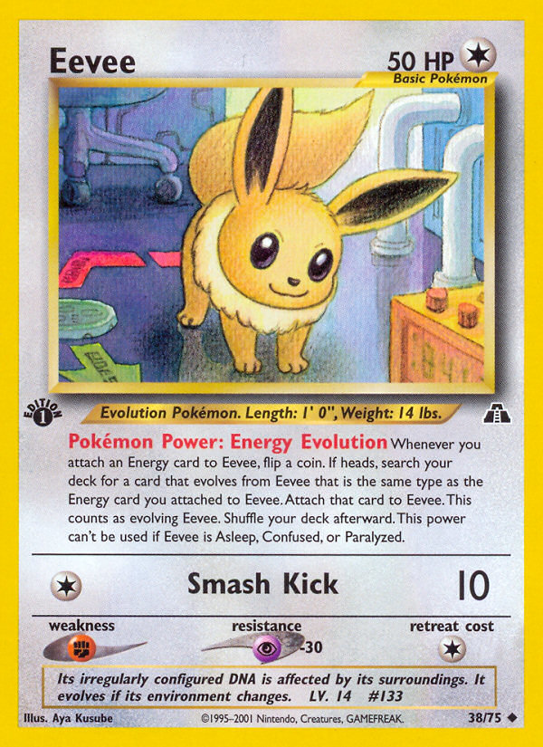 Eevee (38/75) [Neo Discovery 1st Edition] | Mega City Incorporated