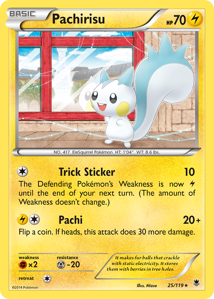 Pachirisu (25/119) [XY: Phantom Forces] | Mega City Incorporated