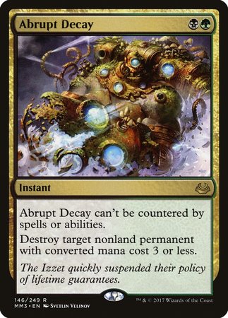 Abrupt Decay [Modern Masters 2017] | Mega City Incorporated