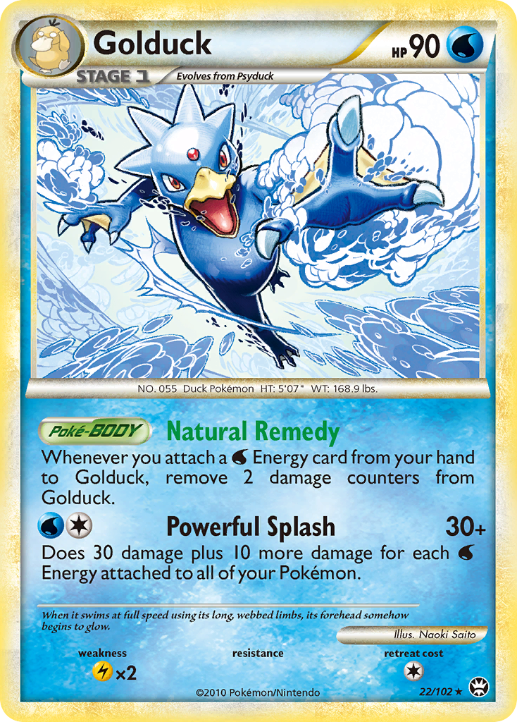 Golduck (22/102) [HeartGold & SoulSilver: Triumphant] | Mega City Incorporated