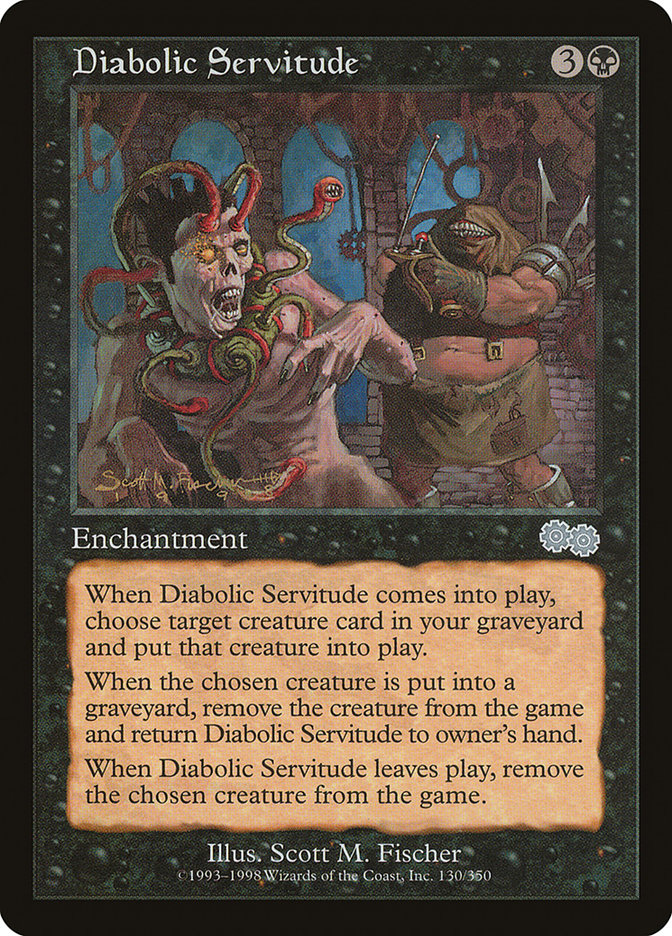 Diabolic Servitude [Urza's Saga] | Mega City Incorporated