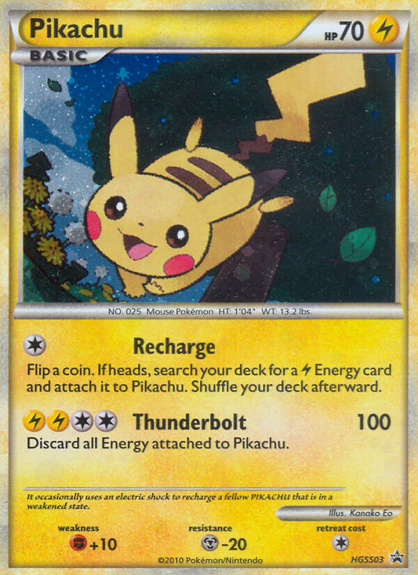 Pikachu (HGSS03) [HeartGold & SoulSilver: Black Star Promos] | Mega City Incorporated