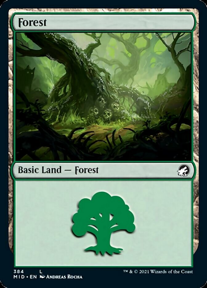 Forest (384) [Innistrad: Midnight Hunt] | Mega City Incorporated