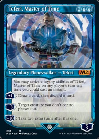 Teferi, Master of Time (Showcase) (293) [Core Set 2021] | Mega City Incorporated