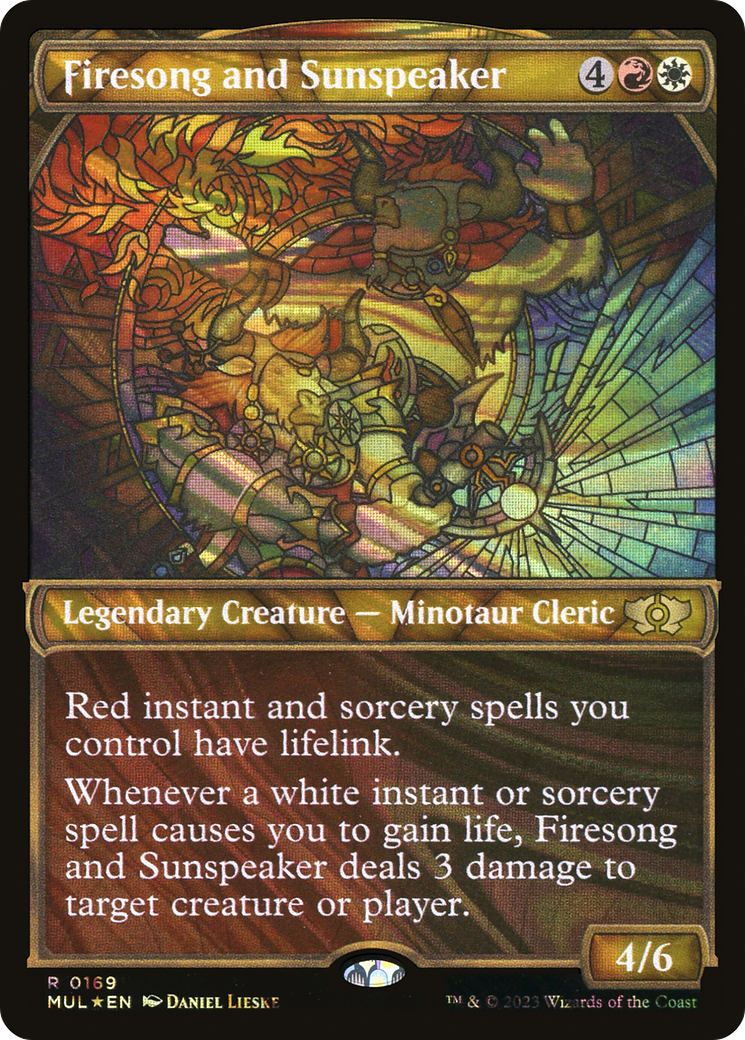 Firesong and Sunspeaker (Halo Foil) [Multiverse Legends] | Mega City Incorporated