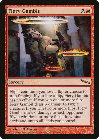 Fiery Gambit [Mirrodin] | Mega City Incorporated