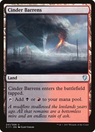 Cinder Barrens [Commander 2017] | Mega City Incorporated