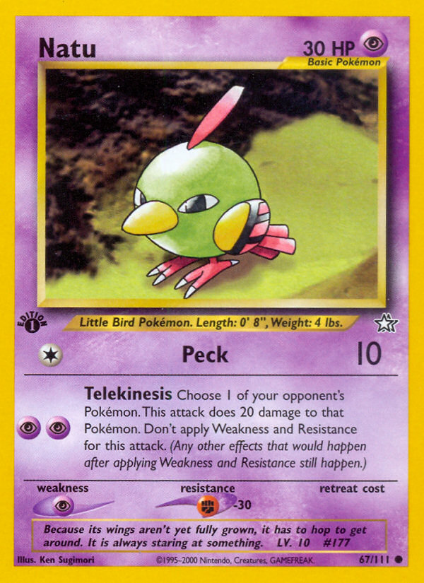 Natu (67/111) [Neo Genesis 1st Edition] | Mega City Incorporated