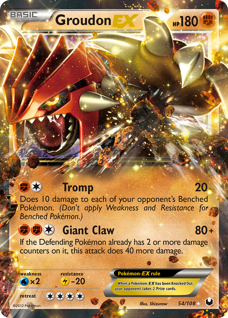 Groudon EX (54/108) [Black & White: Dark Explorers] | Mega City Incorporated