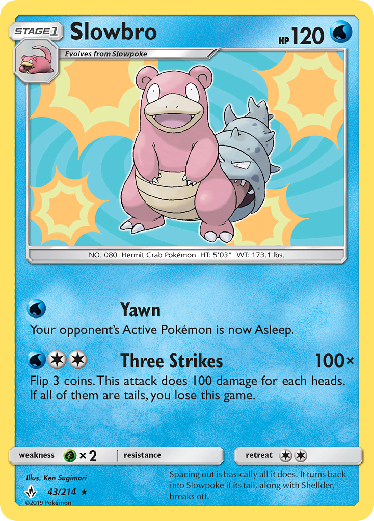 Slowbro (43/214) [Sun & Moon: Unbroken Bonds] | Mega City Incorporated