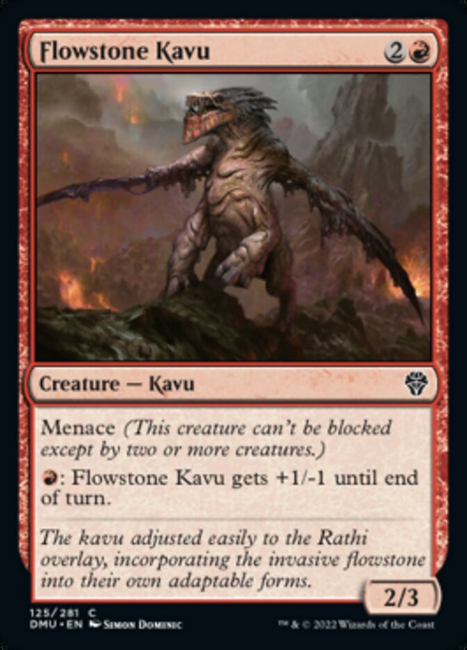 Flowstone Kavu [Dominaria United] | Mega City Incorporated