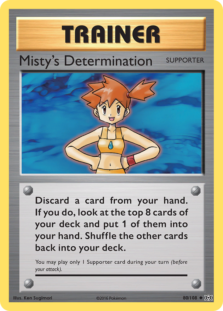 Misty's Determination (80/108) [XY: Evolutions] | Mega City Incorporated