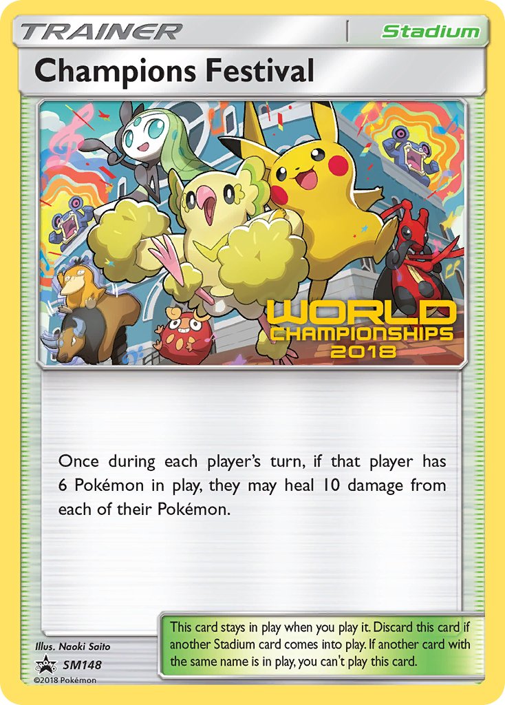 Champions Festival (SM148) (2018 Top Semi Finalist) [Sun & Moon: Black Star Promos] | Mega City Incorporated