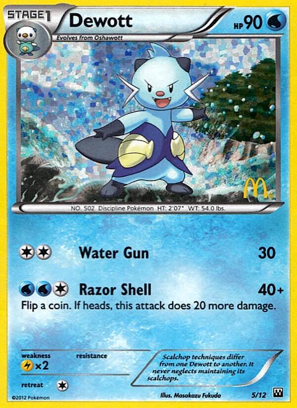 Dewott (5/12) [McDonald's Promos: 2012 Collection] | Mega City Incorporated