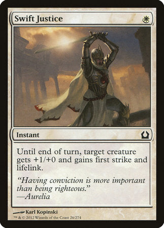 Swift Justice [Return to Ravnica] | Mega City Incorporated