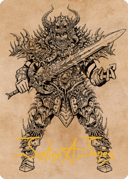 Sarevok, Deathbringer Art Card (Gold-Stamped Signature) [Commander Legends: Battle for Baldur's Gate Art Series] | Mega City Incorporated