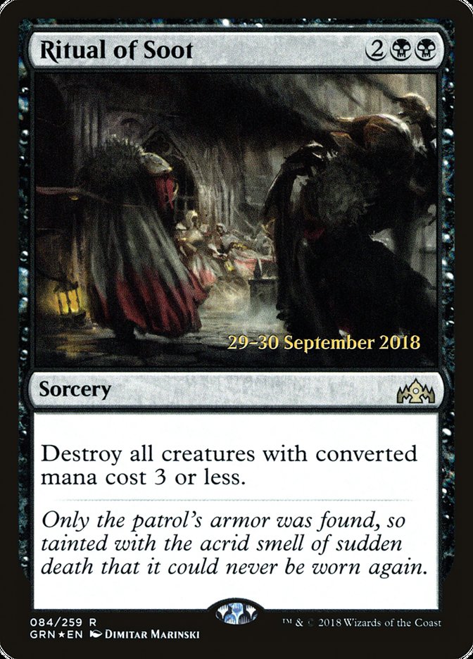 Ritual of Soot  [Guilds of Ravnica Prerelease Promos] | Mega City Incorporated