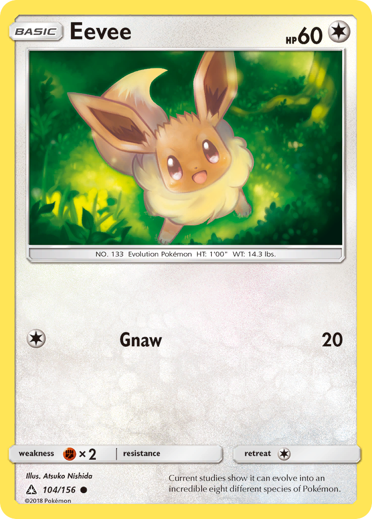 Eevee (104/156) [Sun & Moon: Ultra Prism] | Mega City Incorporated