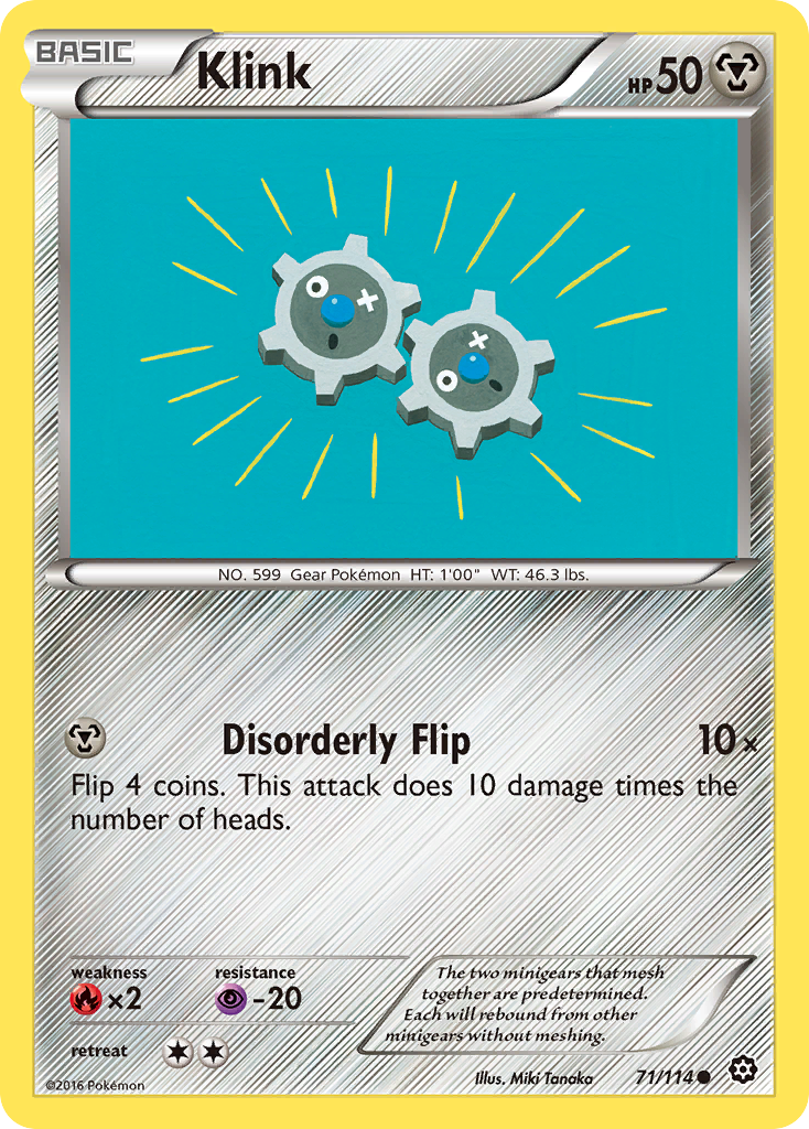 Klink (71/114) [XY: Steam Siege] | Mega City Incorporated