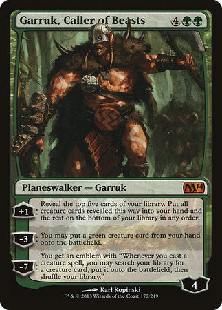 Garruk, Caller of Beasts [Magic 2014] | Mega City Incorporated