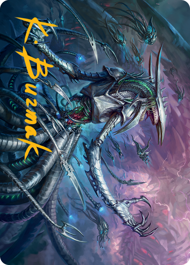 Jin-Gitaxias Art Card (Gold-Stamped Signature) [March of the Machine Art Series] | Mega City Incorporated