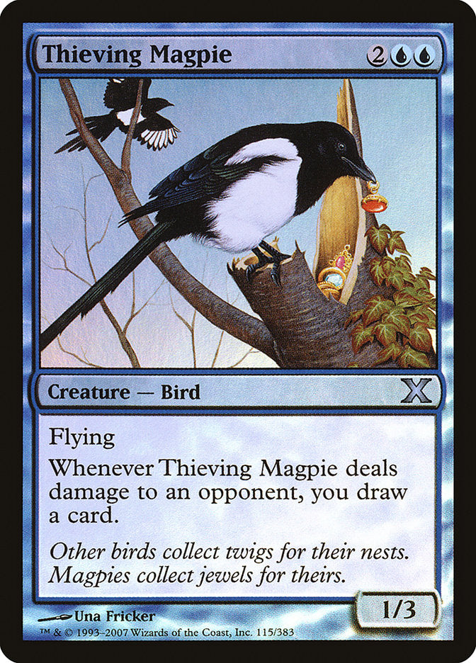 Thieving Magpie (Premium Foil) [Tenth Edition] | Mega City Incorporated