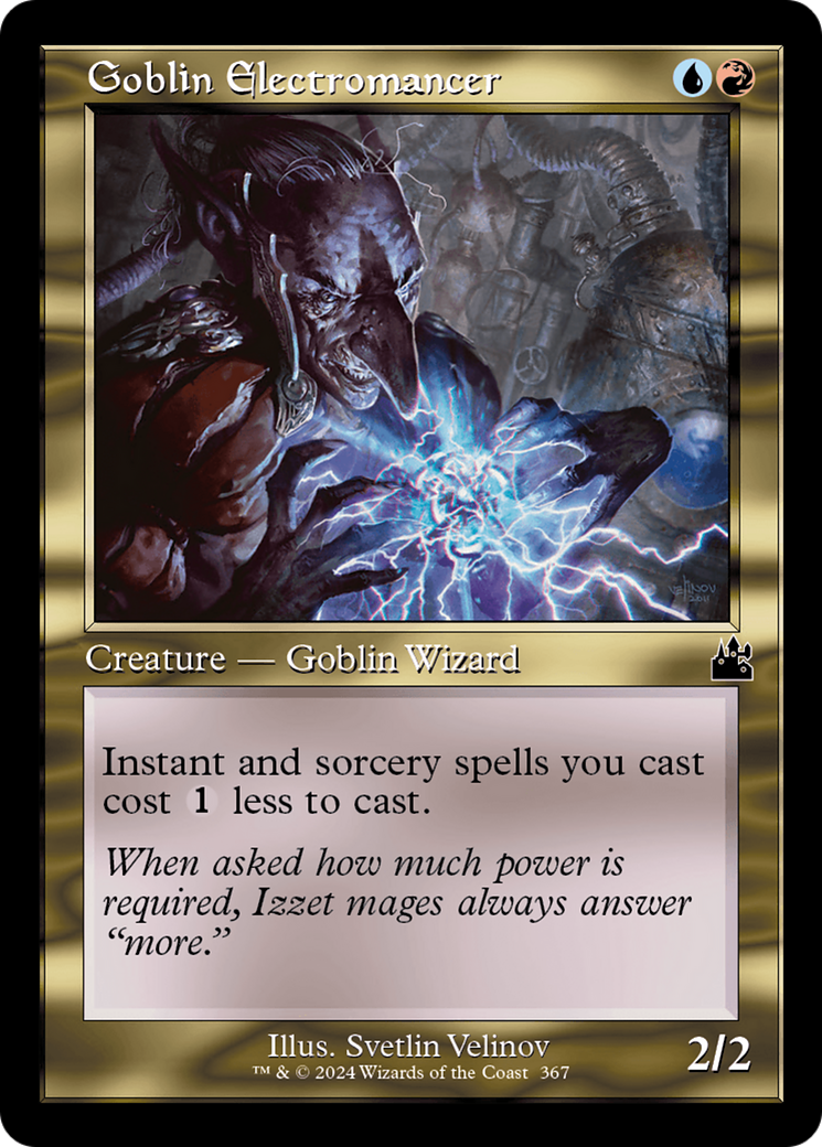 Goblin Electromancer (Retro Frame) [Ravnica Remastered] | Mega City Incorporated
