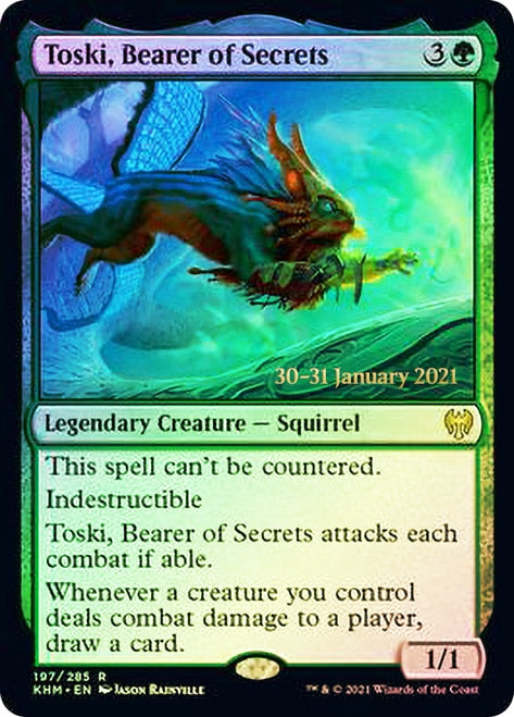 Toski, Bearer of Secrets  [Kaldheim Prerelease Promos] | Mega City Incorporated