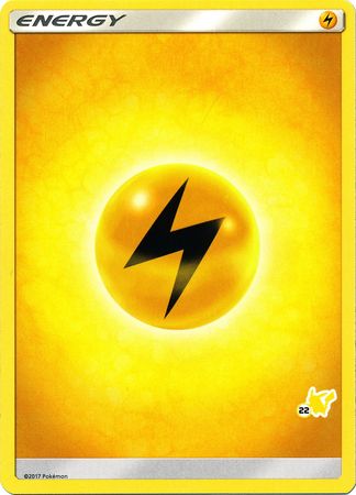 Lightning Energy (Pikachu Stamp #22) [Battle Academy 2020] | Mega City Incorporated