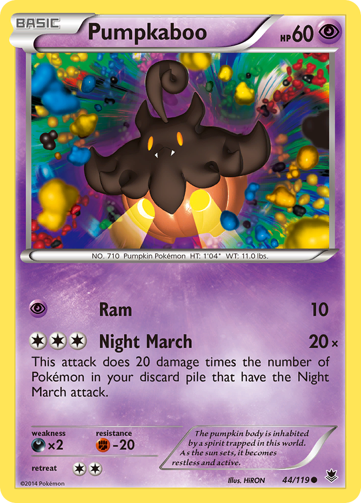 Pumpkaboo (44/119) [XY: Phantom Forces] | Mega City Incorporated