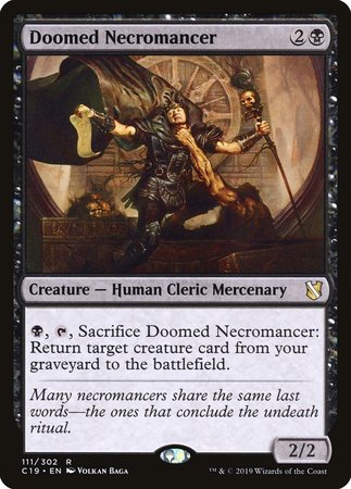 Doomed Necromancer [Commander 2019] | Mega City Incorporated