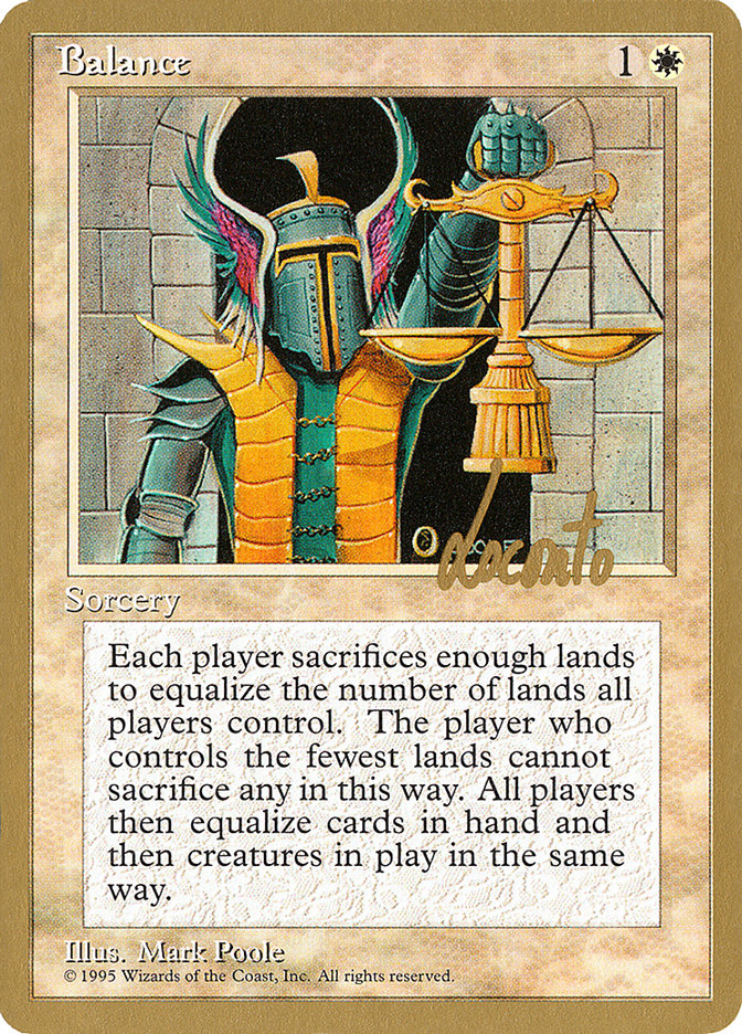 Balance (Michael Loconto) [Pro Tour Collector Set] | Mega City Incorporated