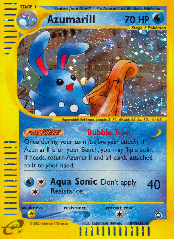 Azumarill (H4/H32) [Aquapolis] | Mega City Incorporated