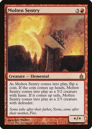 Molten Sentry [Ravnica: City of Guilds] | Mega City Incorporated