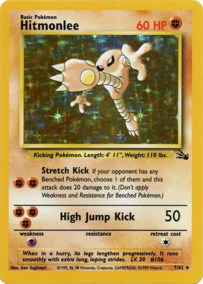 Hitmonlee (7/62) [Fossil Unlimited] | Mega City Incorporated