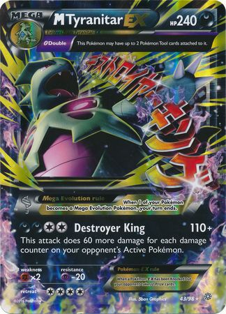 M Tyranitar EX (43/98) (Jumbo Card) [XY: Ancient Origins] | Mega City Incorporated