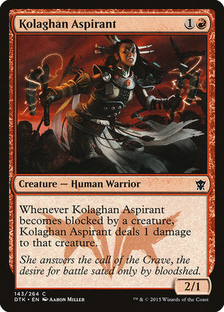 Kolaghan Aspirant [Dragons of Tarkir] | Mega City Incorporated