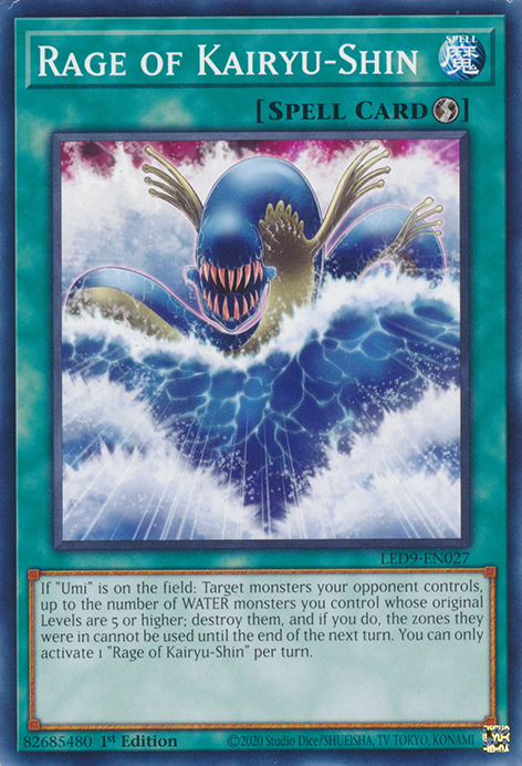Rage of Kairyu-Shin [LED9-EN027] Common | Mega City Incorporated