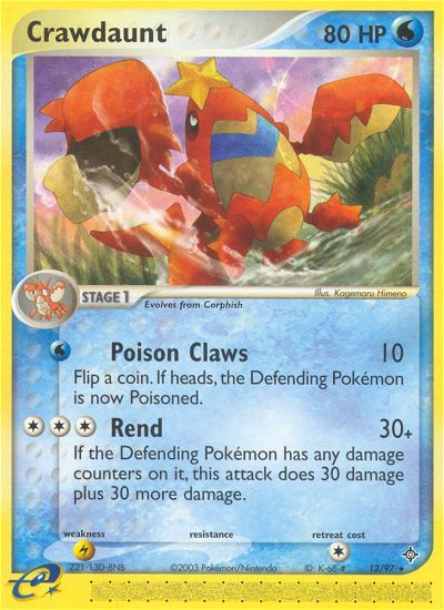 Crawdaunt (13/97) [EX: Dragon] | Mega City Incorporated