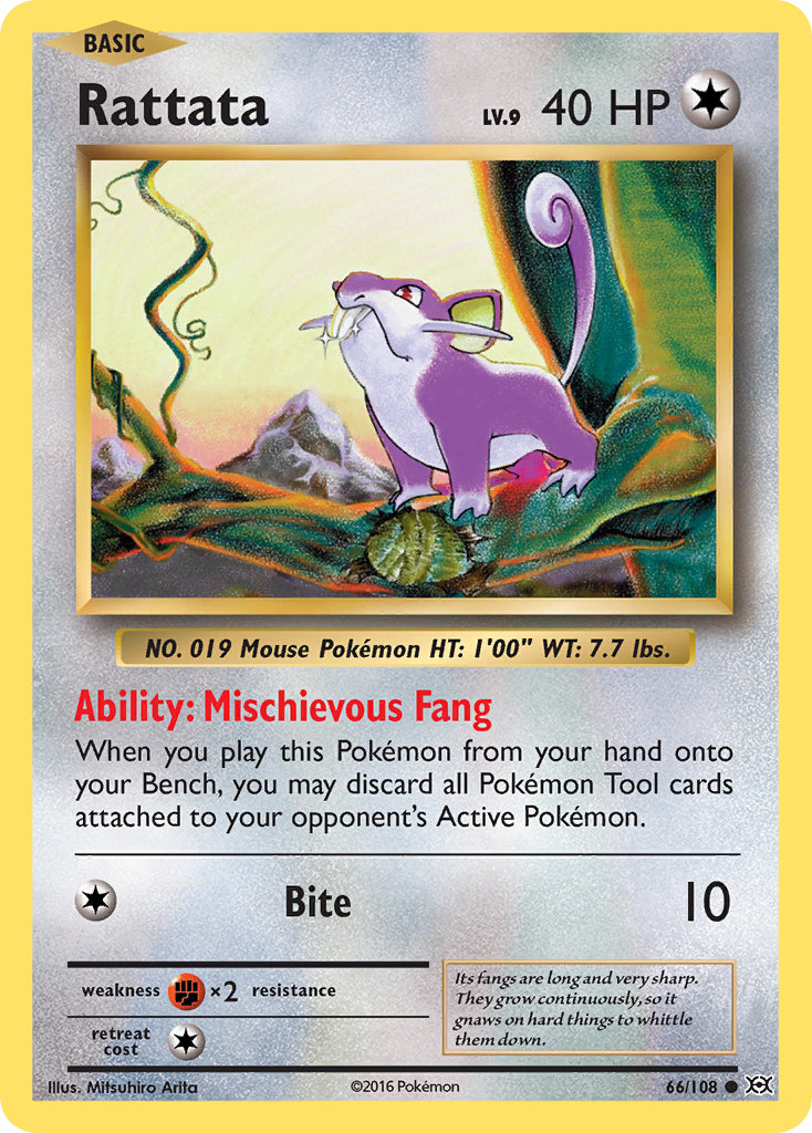 Rattata (66/108) [XY: Evolutions] | Mega City Incorporated