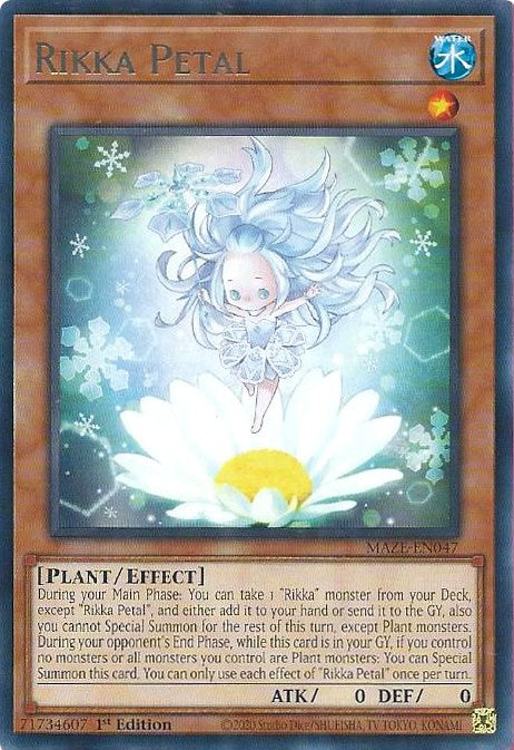 Rikka Petal [MAZE-EN047] Rare | Mega City Incorporated