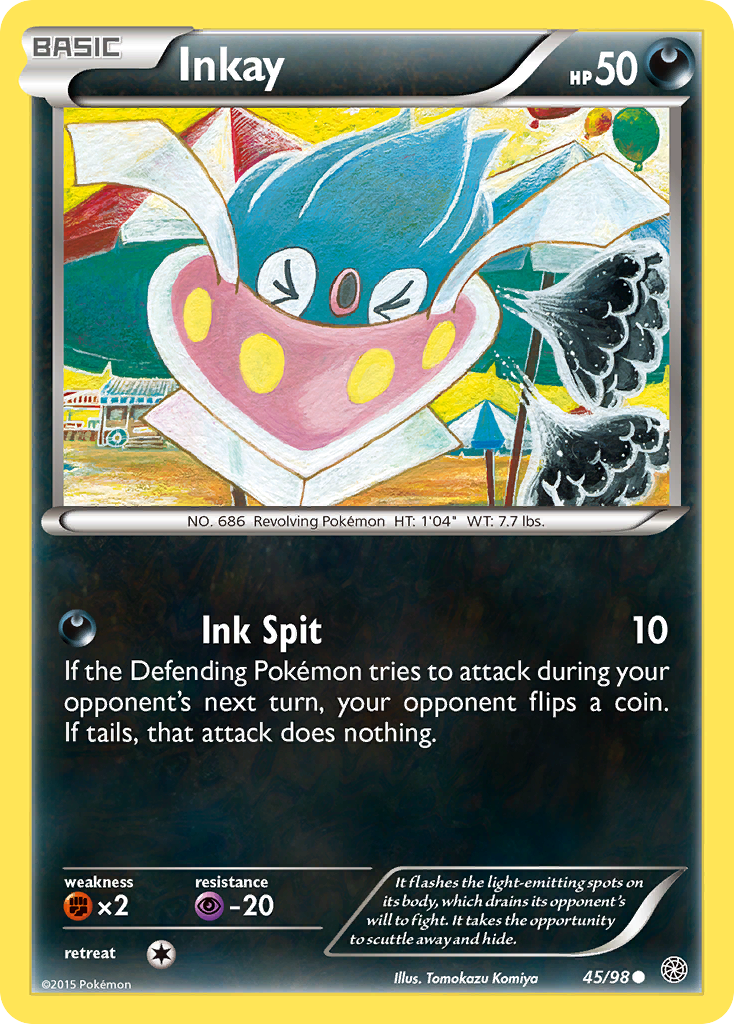 Inkay (45/98) [XY: Ancient Origins] | Mega City Incorporated