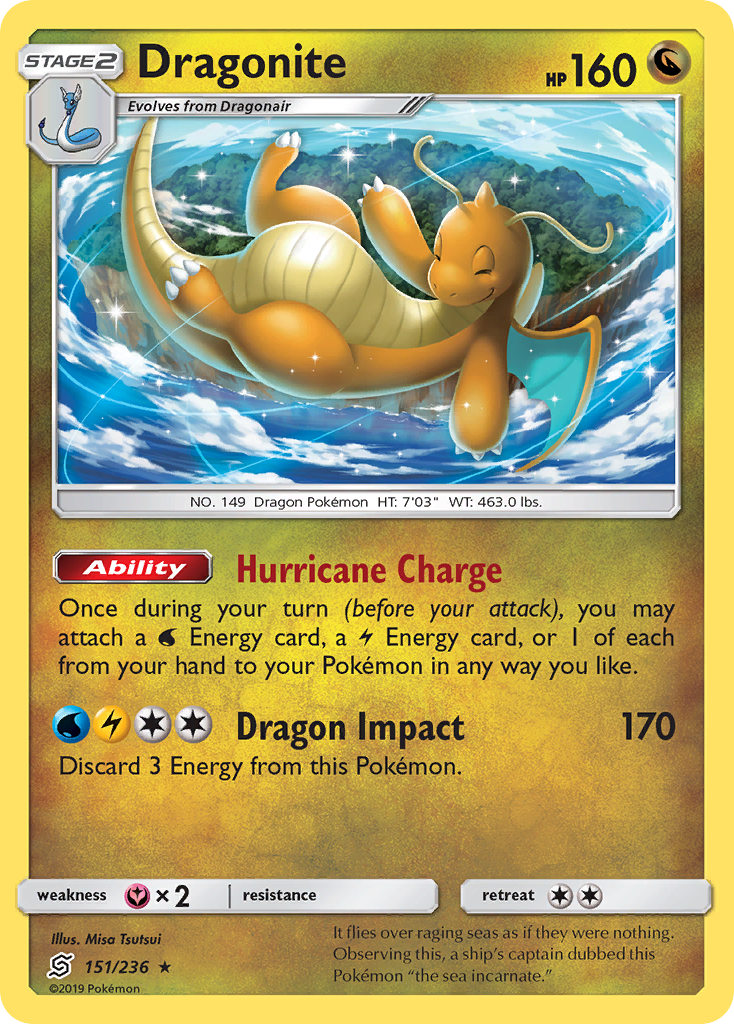 Dragonite (151/236) [Sun & Moon: Unified Minds] | Mega City Incorporated